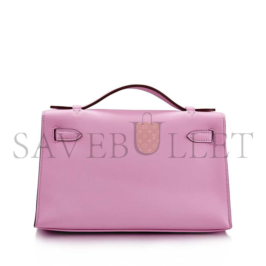 HERMÈS KELLY GENERATION 22CM SWIFT MALVA PURPLE (22*14*7cm)